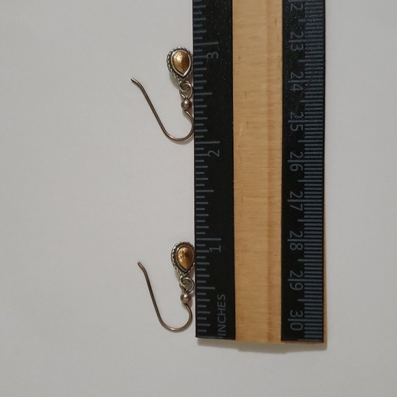 Dainty Sterling Silver Tear Drop Earrings - Picture 7 of 7